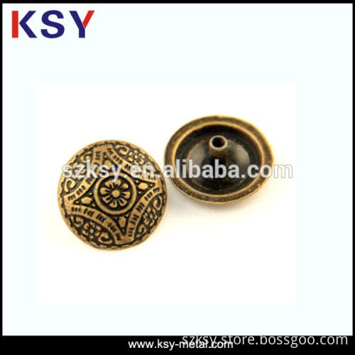 China Fashion Full Metal Button For Clothing
